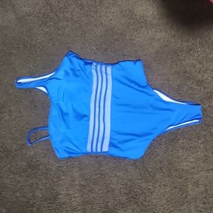 NWOT 2XL Blue one piece bathing suit, Never worn
